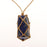 Crofta Women Gift Charming Accessories Natural Lapis Lazuli Pendant Jewelry Crafts