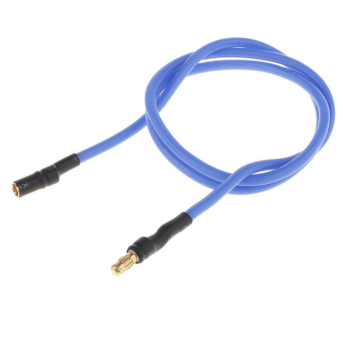 Crofta 16AWG Banana 3.5mm Silicone Extension Cable RC Accessory for ESC Motor Blue