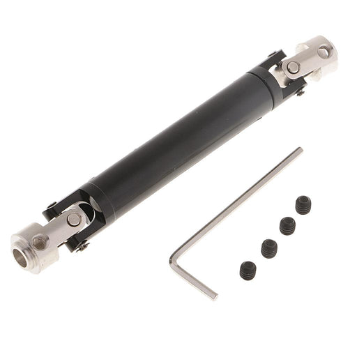 Crofta 100-150mm Drive Shaft Metal for RC Crawlers SCX-10 D90 HSP 94180  Black