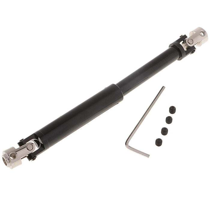 Crofta 100-150mm Drive Shaft Metal for RC Crawlers SCX-10 D90 HSP 94180  Black