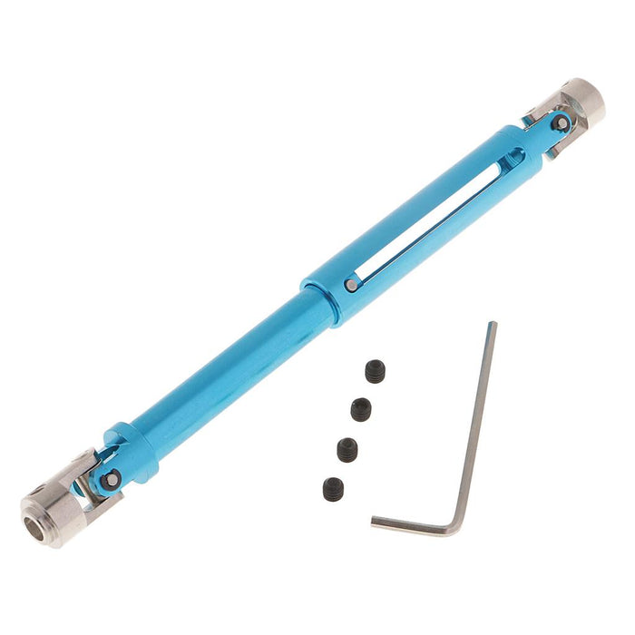 Crofta 100-150mm Drive Shaft Metal for RC Crawlers SCX-10 D90 HSP 94180  Blue