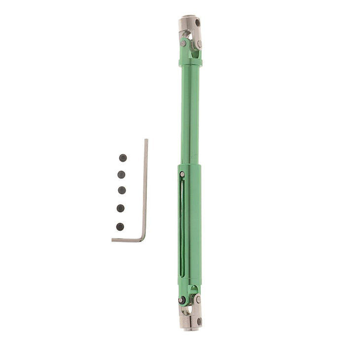 Crofta 100-150mm Drive Shaft Metal for RC Crawlers SCX-10 D90 HSP 94180  Green