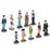 10Pcs Resin Model Figures Character People Sand Table Model Scene Building Accessories