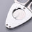 Crofta 2 in 1 Stainless Steel Cigar Cutting Cutter Scissors Cigar Punch for Smokers