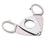 Crofta 2 in 1 Stainless Steel Cigar Cutting Cutter Scissors Cigar Punch for Smokers