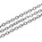 Crofta 10 Yard DIY Steel Cable Open Link Jewelry Making Chain Accessories  1mm