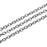 Crofta 1 Roll Stainless Steel Cross Chains Cable Chain Silver Jewelry Makings 1mm