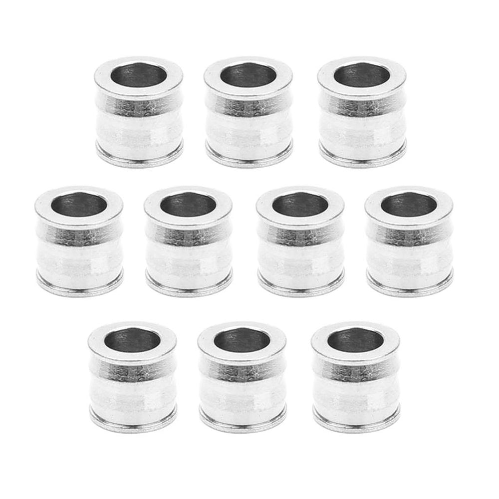 Crofta 10 Pieces Stainless Steel Large Hole Beads 3