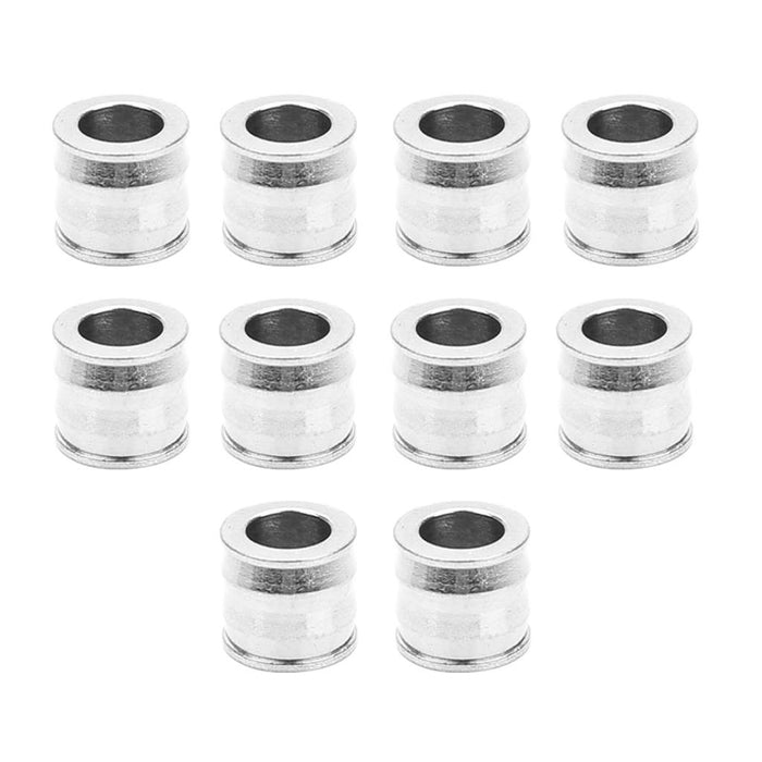 Crofta 10 Pieces Stainless Steel Large Hole Beads 3