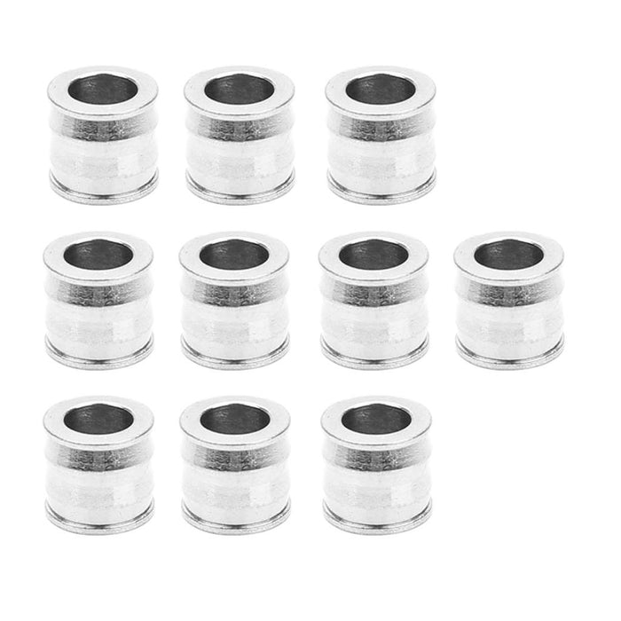 Crofta 10 Pieces Stainless Steel Large Hole Beads 3