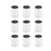 20 Pieces Stainless Steel Large Hole Cylinder Round Spacer Loose Beads DIY Jewelry Making, 6 x 7.5mm