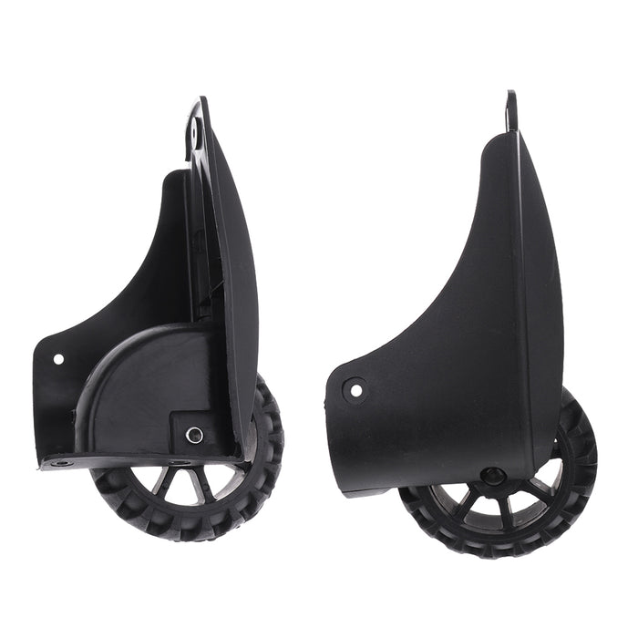 Couple of Luggage Repair Caster Wheels Replacement for Suitcase Black D082