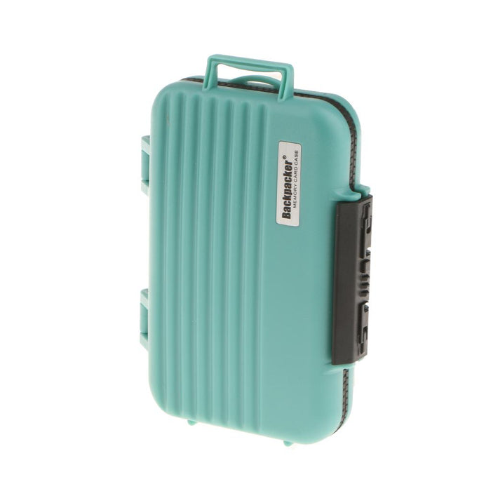 24 Slots Memory Card Case Carrying Holder Storage Box for CF Cards & TF Cards & SD Cards - Green