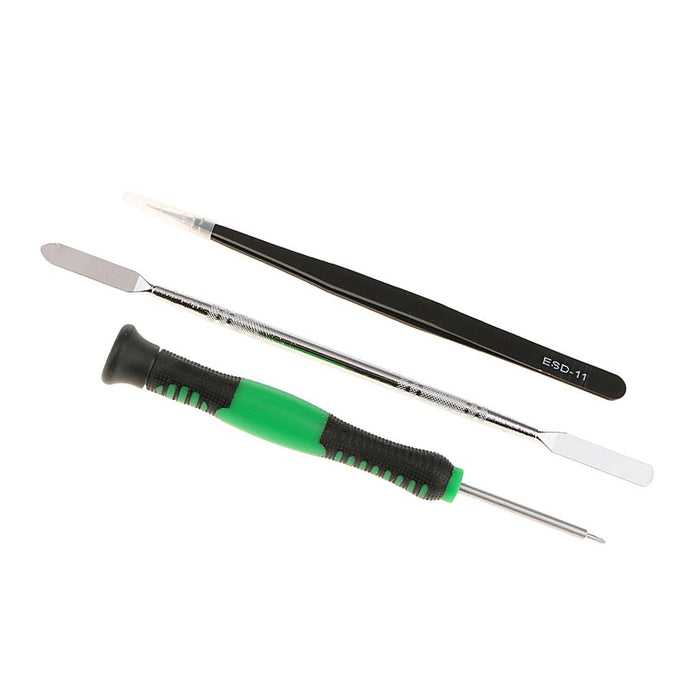 3 in 1 Opening Repair Tools Disassemble Screwdriver Kits w/ Tweezers Pry Bar for Nintendo 3DS 3DSLL PSP PS4