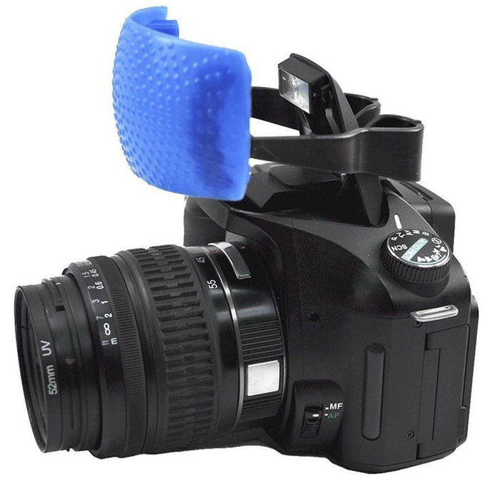 3 Color Soft Light Mask Pop-Up Flash Diffuser Cover for Canon EOS 50D/40D/30D/20D/10D/550D/500D/450D/400D/350D/300D, 20Da, D60,Nikon