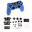 Crofta Cover Skin Case Shell Kit Housing Set for Sony PS4 Pro Blue