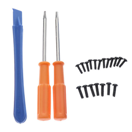 Crofta Video Game Repair Kits Screwdriver Set Tool T8H T6 Screwdriver and Screws for Xbox 360 ONE Wireless Controller