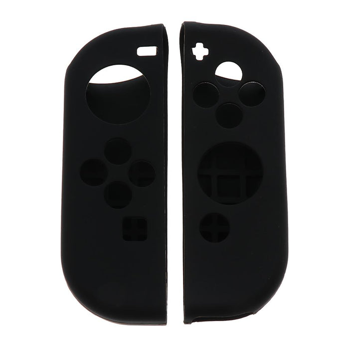 Crofta Soft Case + Thumbstick Cap for Nintendo Switch Joy-con Black