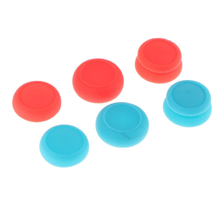 Crofta Thumb Stick Grip Cap Analog Stick Cover for Nintendo Switch NS red blue