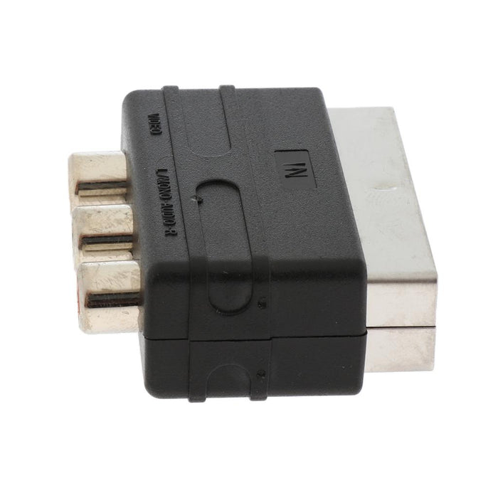 20 Pin Scart Video Audio Adpater Converter to 3 RCA Adapter for PS4 WII DVD - Allows You to Use the 3RCA AV Cable on the TV Scart Input