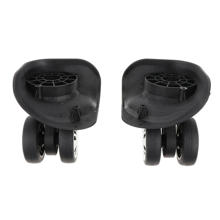 Crofta 1 Pair Universal Swivel Replacement Wheel Luggage Suitcase Caster Large Size