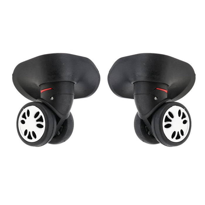 Crofta 1 Pair Universal Swivel Replacement Wheel Luggage Suitcase Caster Large Size