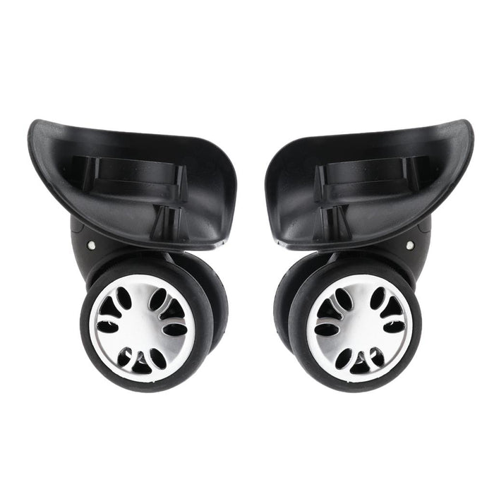 Crofta 1 Pair Universal Swivel Replacement Wheel Luggage Suitcase Caster Small Size