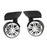 Crofta Swivel Suitcase Luggage Casters Replacement Wheels for Travel Bag Small Size