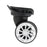 1 Pair universal Replacement Dual Roller Casters Black for Trolley Case / Travle Bag