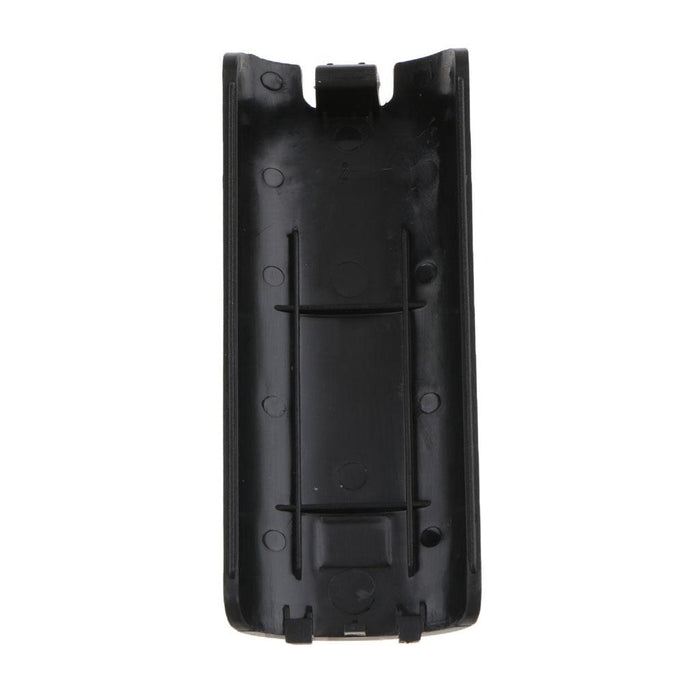 Crofta Battery Cover Back Door Case Lid + Wrist Strap for Wii Remote Control Black