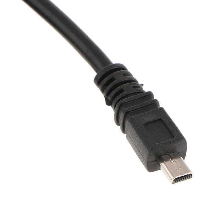 1 m/3.28ft 8 Pin USB Sync Data Cable Charging Cord For Nikon Digital SLR Camera - Black