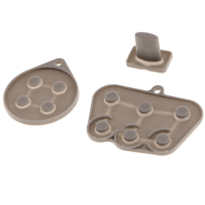 3x Controller Button Repair Parts Conductive Rubber Contact Pad for Sega Saturn