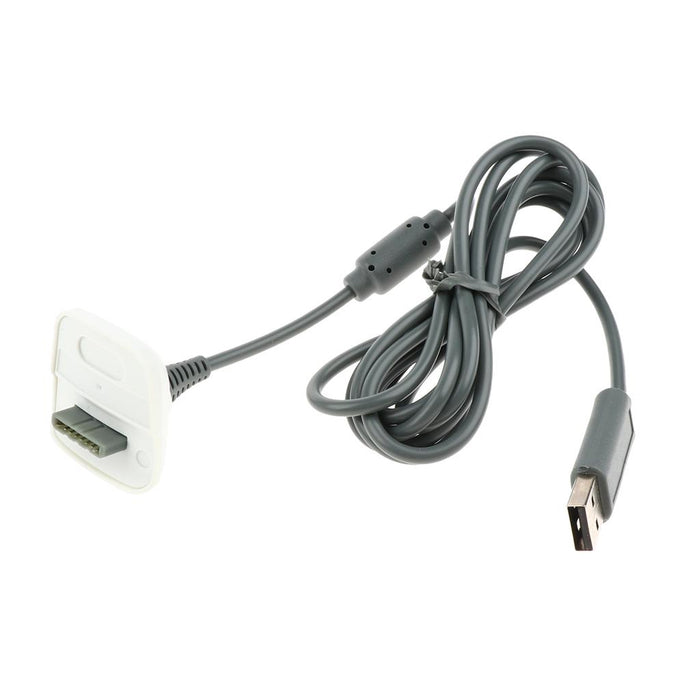 Crofta 1.5m Charging Cable USB Wire Power Charger Cord for Microsoft Xbox 360 Grey