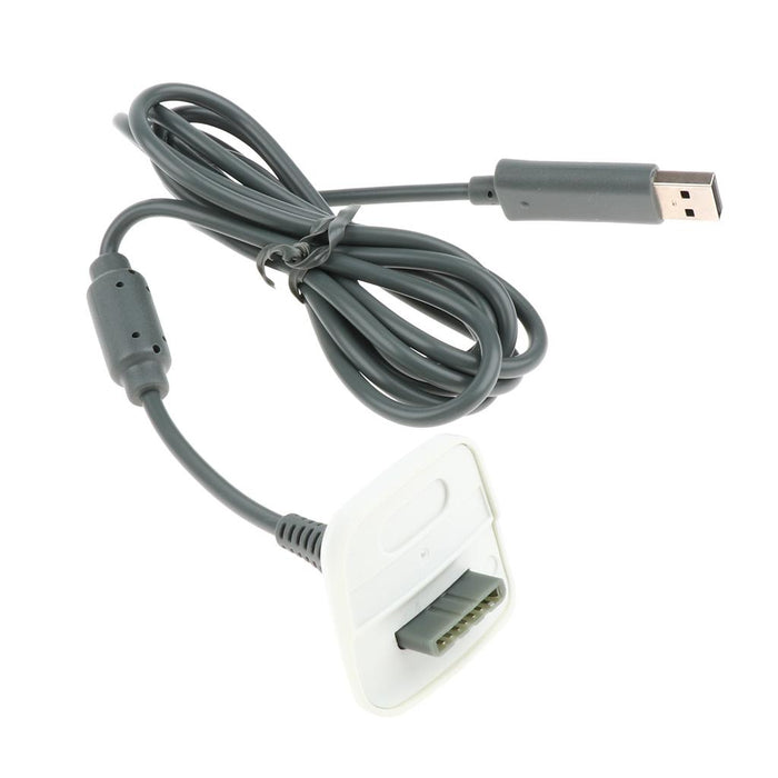 Crofta 1.5m Charging Cable USB Wire Power Charger Cord for Microsoft Xbox 360 Grey