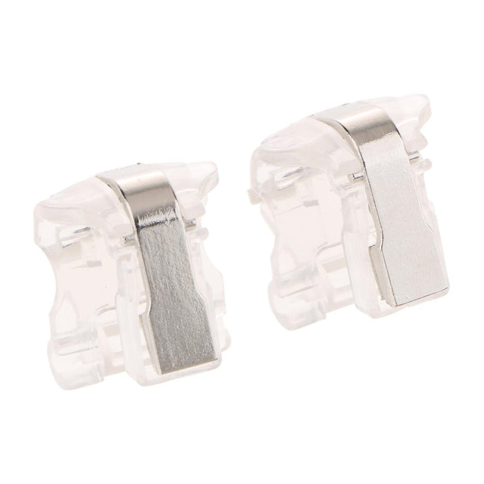 Crofta 2 Pcs Gaming Trigger Button Handle Grip Touch Artifact-S4 Back Metal Press