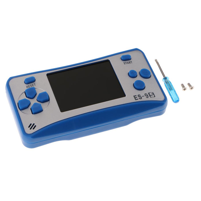 Crofta Handheld Video Game Controller Player Console Toy Gift for Kids Blue