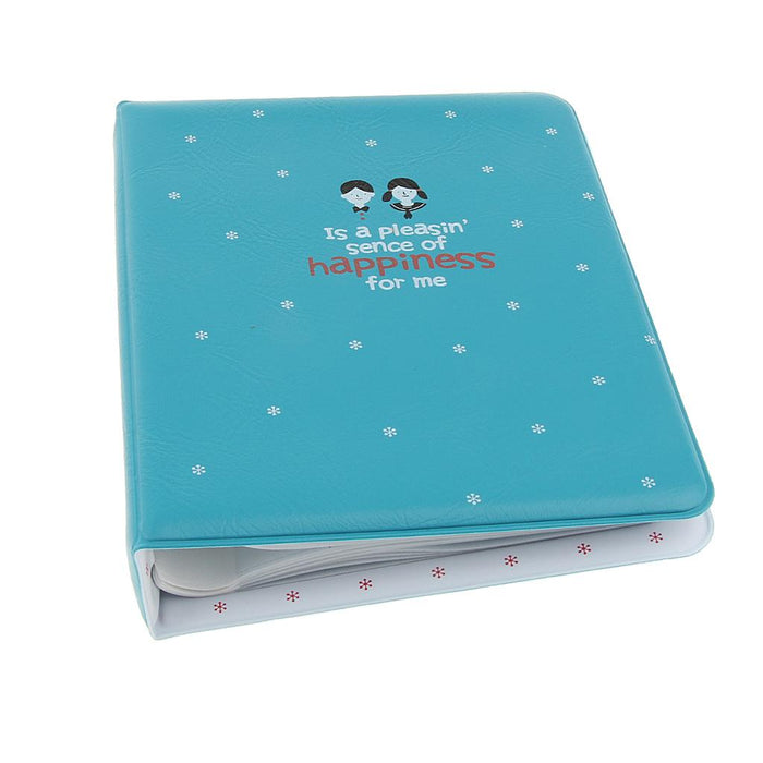 3Inch 64 Pockets Photo Album for Polaroid Fuji Instax Mini 8/25/50/90 Blue A