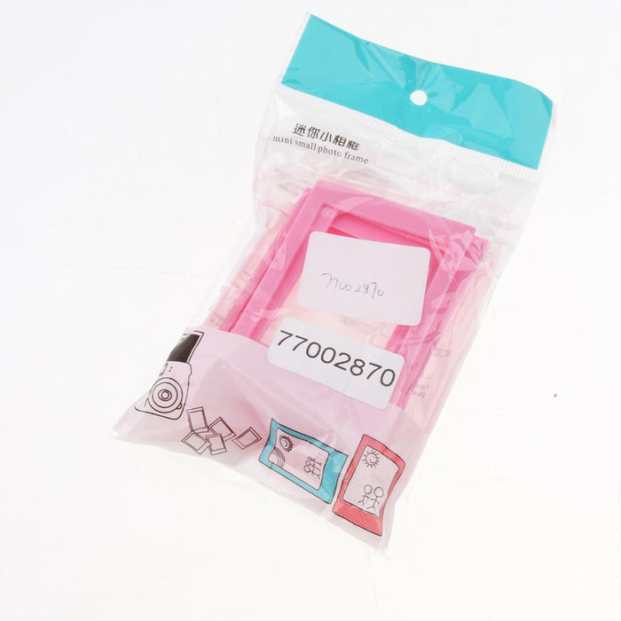 3 inch Plastic Photo Frame Wall Hanging Picture Holder for Fujifilm Instax Pink