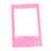 3 inch Plastic Photo Frame Wall Hanging Picture Holder for Fujifilm Instax Pink