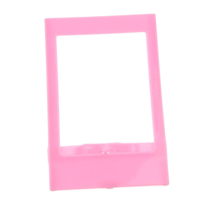 3 inch Plastic Photo Frame Wall Hanging Picture Holder for Fujifilm Instax Pink