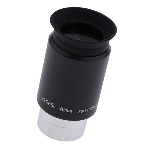 1.25'' (31.7mm) 40mm Focal Telescope Eyepiece - 4-element Plossl Design - Threaded for Standard 1.25inch Astronomy Filters