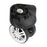 1 Pair A19 Swivel Dual Roller Wheels Suitcase Luggage Replacement Casters for Travelling Bag