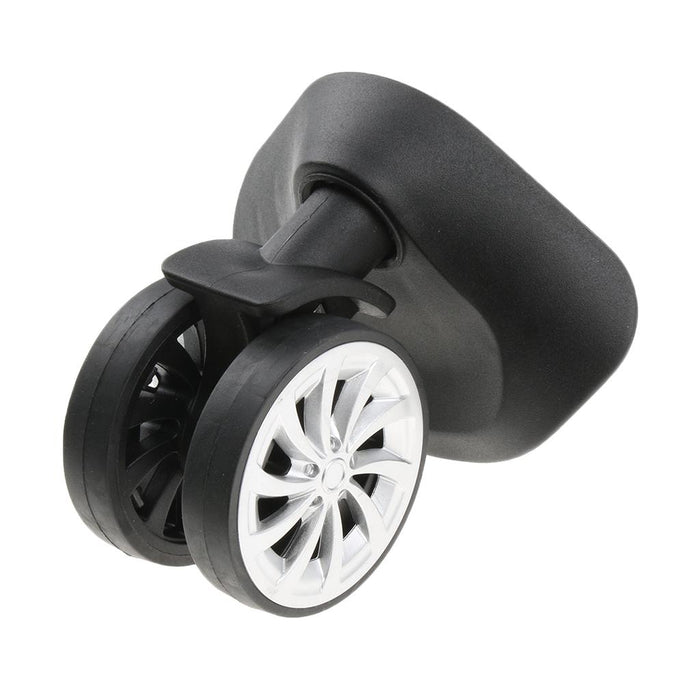 1 Pair A57 Mute Swivel Wheels Suitcase Luggage Replacement Casters for Travelling Bag