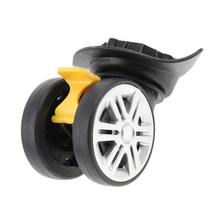 1 Pair Suitcase Luggage Casters Replacement Brake Wheels for Travelling A60 - You Need to Have a Strong Ability in DIY