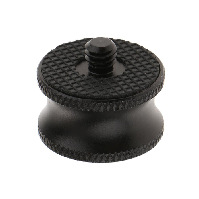 1/4'' Male to 3/8'' Female Convert Screw Adapter for Camera Tripod Quick Release Plate (Black)