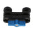 1/4'' Ball Head Hot Shoe Magic Arm Mount Adapter Connector For DSLR Cameras - Blue+Black