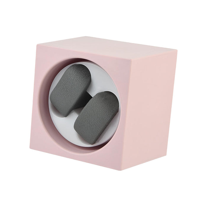 Crofta Electric Automatic Dual Watch Winder Watch Shaker for Men Women Professional Pink