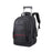 Crofta Rolling Backpack Portable Carry on Luggage Bag for Adults Overnight Business Black