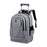 Crofta Rolling Backpack Multifunctional Trolley Suitcase for Travel Business School Gray