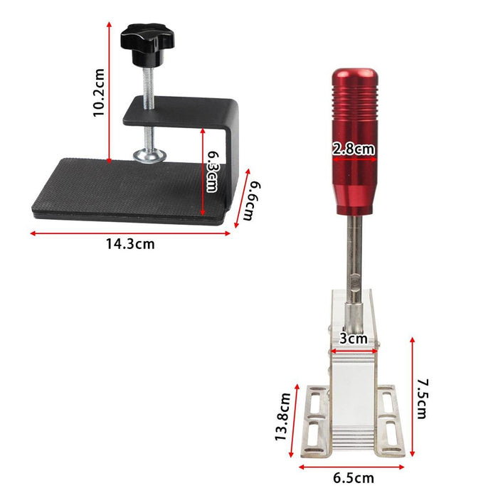 Crofta Handbrake Clamp Bracket Professional Convenient Installation Direct Replaces